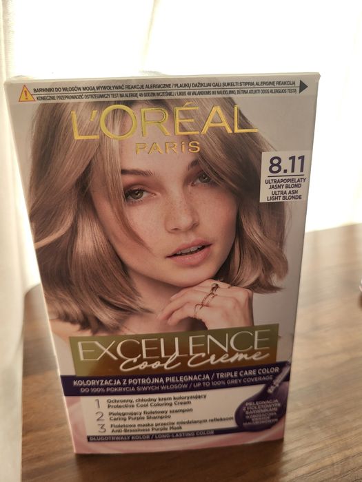 Farba Loreal Excellence  8.11 -2 sztuki