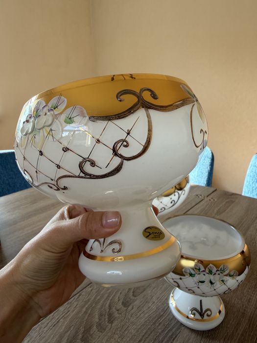 Фруктова ваза и ваза для конфет