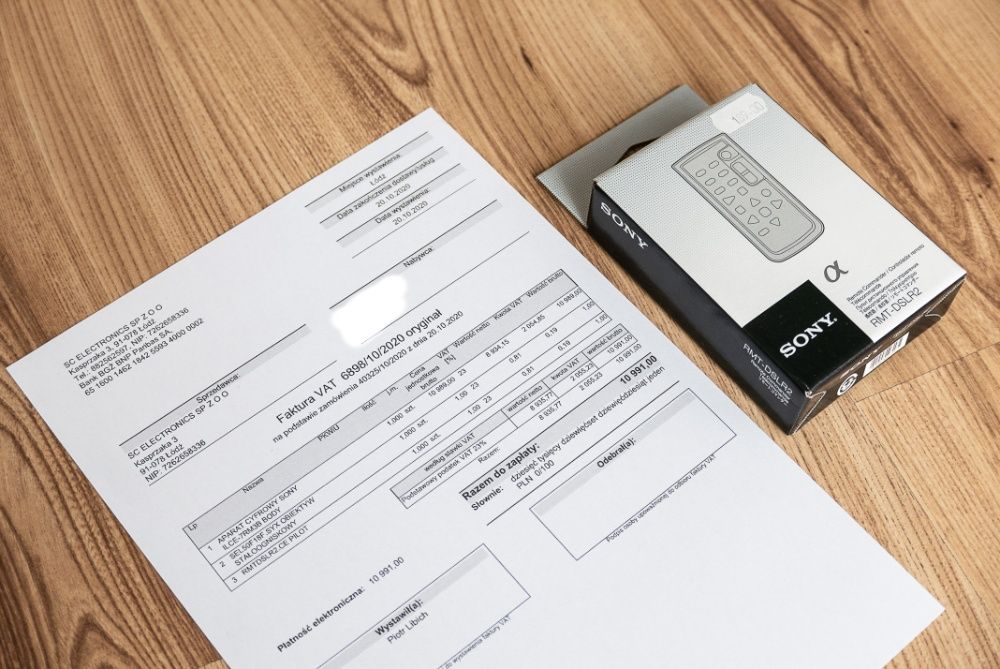 Pilot bezprzewodowy Sony RMT-DSLR2 (RMTDSLR2.CE)