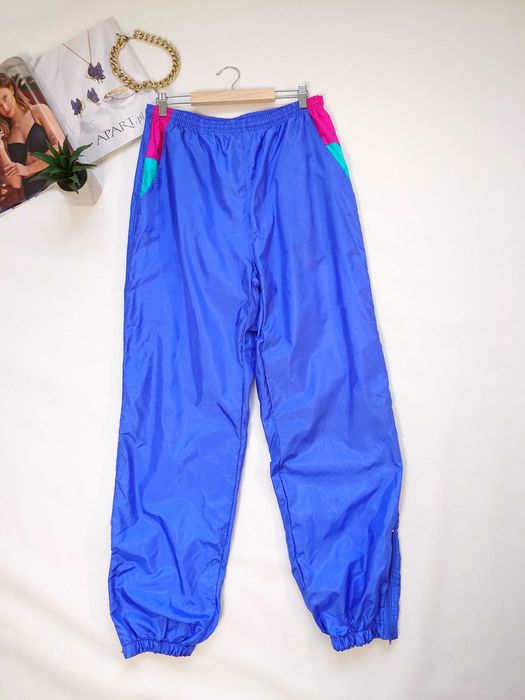 Retro vintage spodnie dresowe vintage 80s/90s Guerrier L