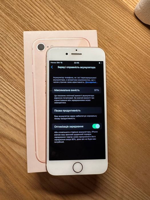 iPhone 8 (Rose Gold), 64GB, Neverlock.