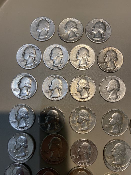 Moedas U.S.A. - 1/4 dolar Prata