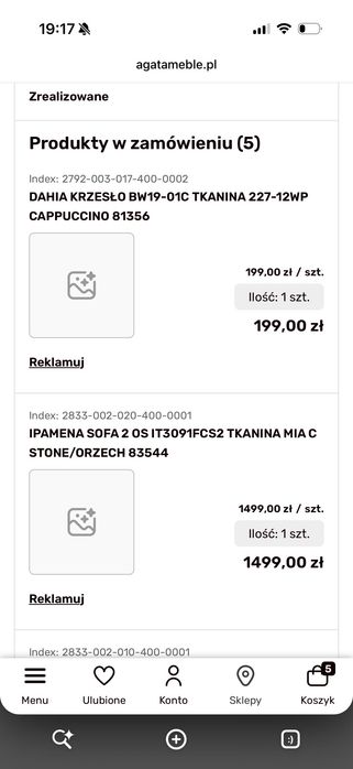Meble do salonu, gabinetu masażu