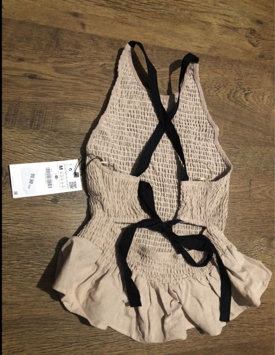 Bluzka top + spodnie Zara z ona 30, M nowa poszukiwana