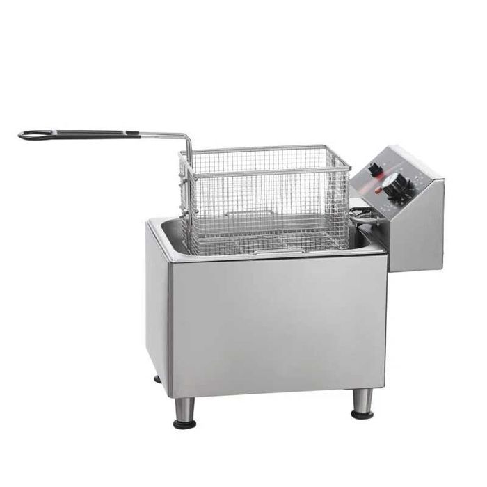 Fritadeira elétrica comercial  3100W 9L Aço inoxidável Upgrade 200°C