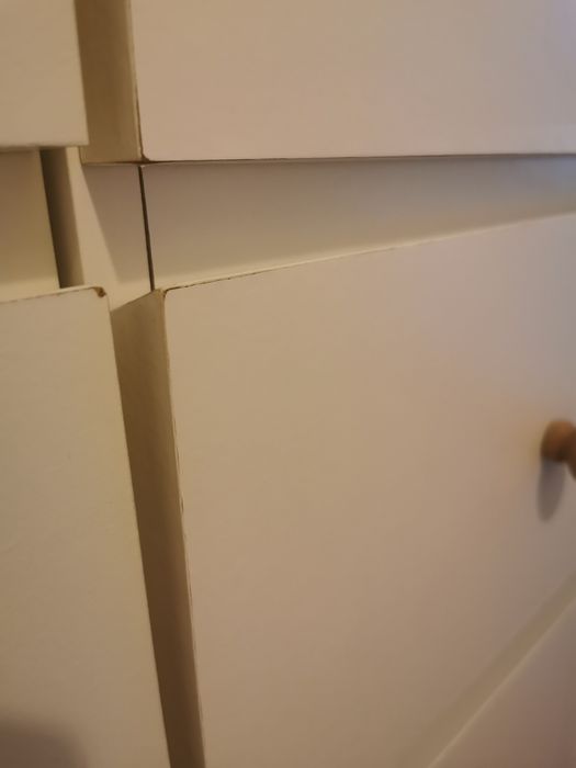 2 Cómoda Malm c/4 gavetas, branco