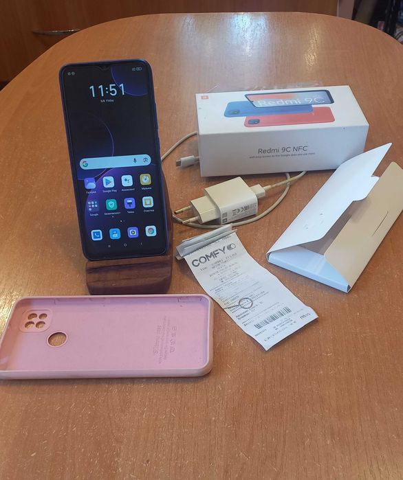 Смартфон Xiaomi Redmi 9c 2/32 ГБ Twilight Blue 6.53" 1600x720 2SIM LTE 13 Мп + 2 Мп 5000 mAh NFC