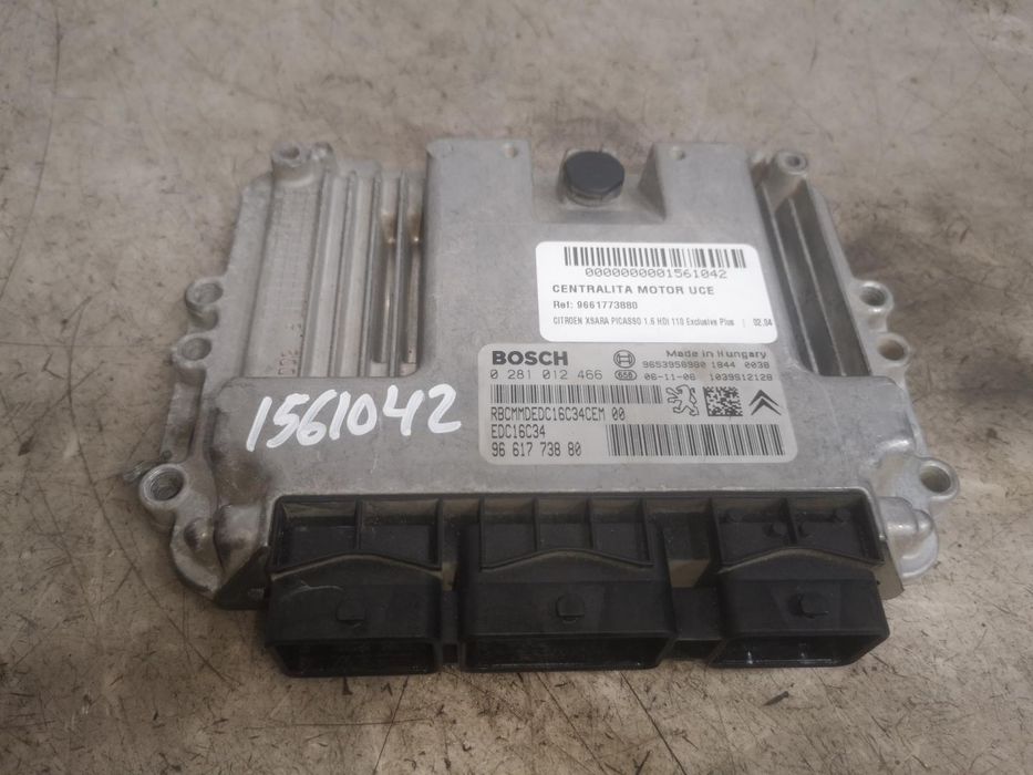 Centralina Do Motor Uce Citroen Xsara