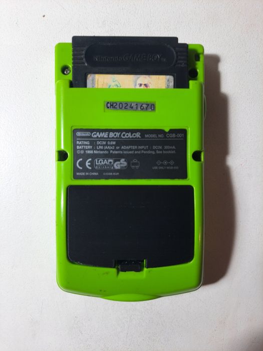 Gameboy color + pokemon silver