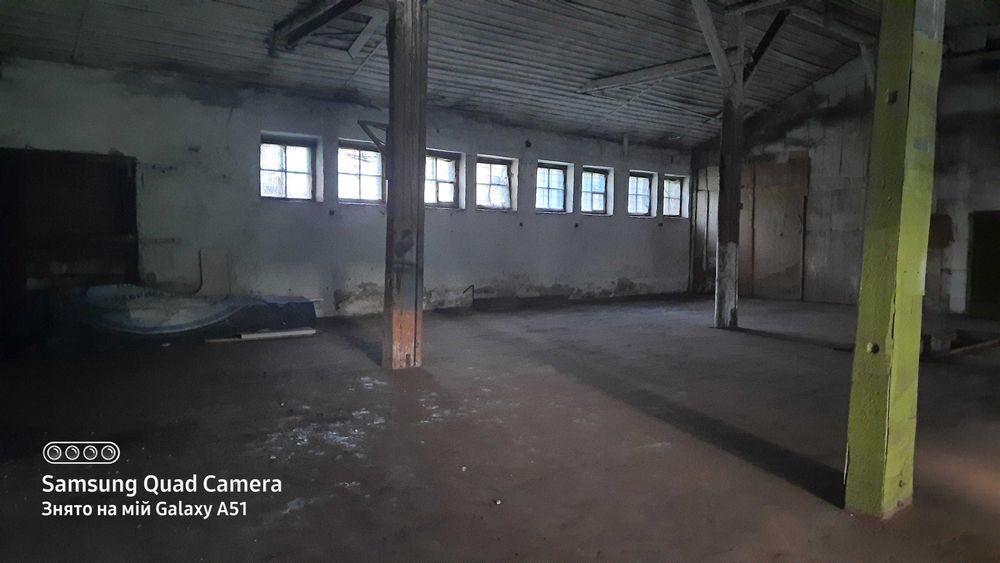Оренда  виробничих  приміщення площою 450-3000 м/кв