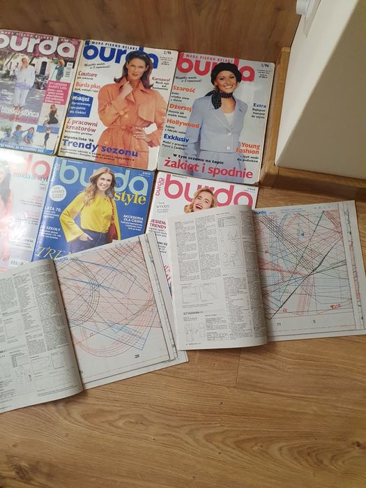 Gazetki Burda z wykrojami sztuk 8
