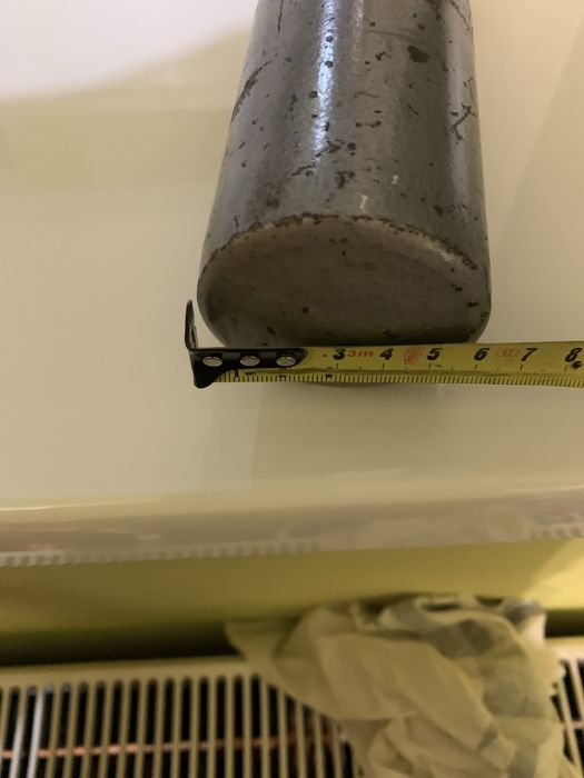 Німецький балон металевий  для газів ,0,5кг вміст балону. 250атмос