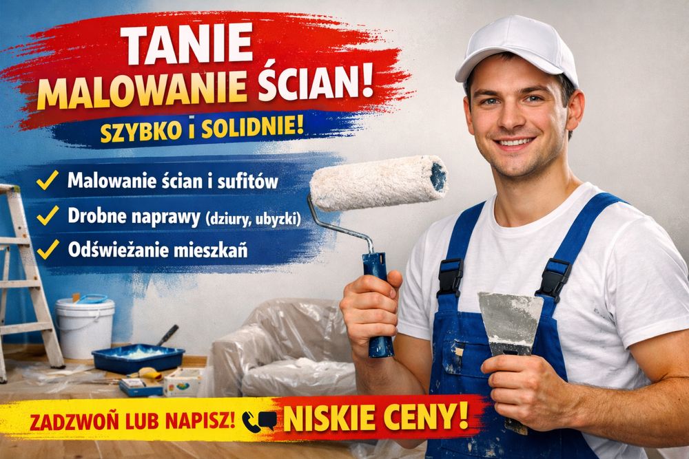 Ukladanie paneli / Malowanie Ścian SZYBKIE Terminy!
