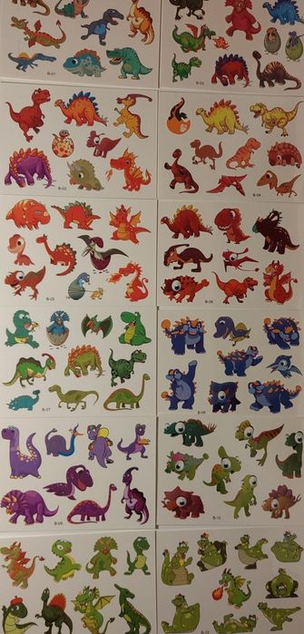 Перебивашки,тату для дітей 12 шт