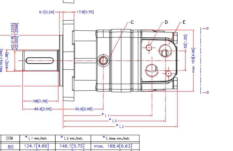 Silnik hydrauliczny OMS Danfoss 80, 260 250