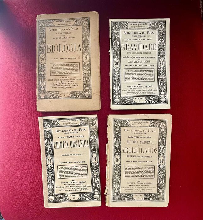 Livros de ensino, Gravuras e Mapas antigos, Séc XIX