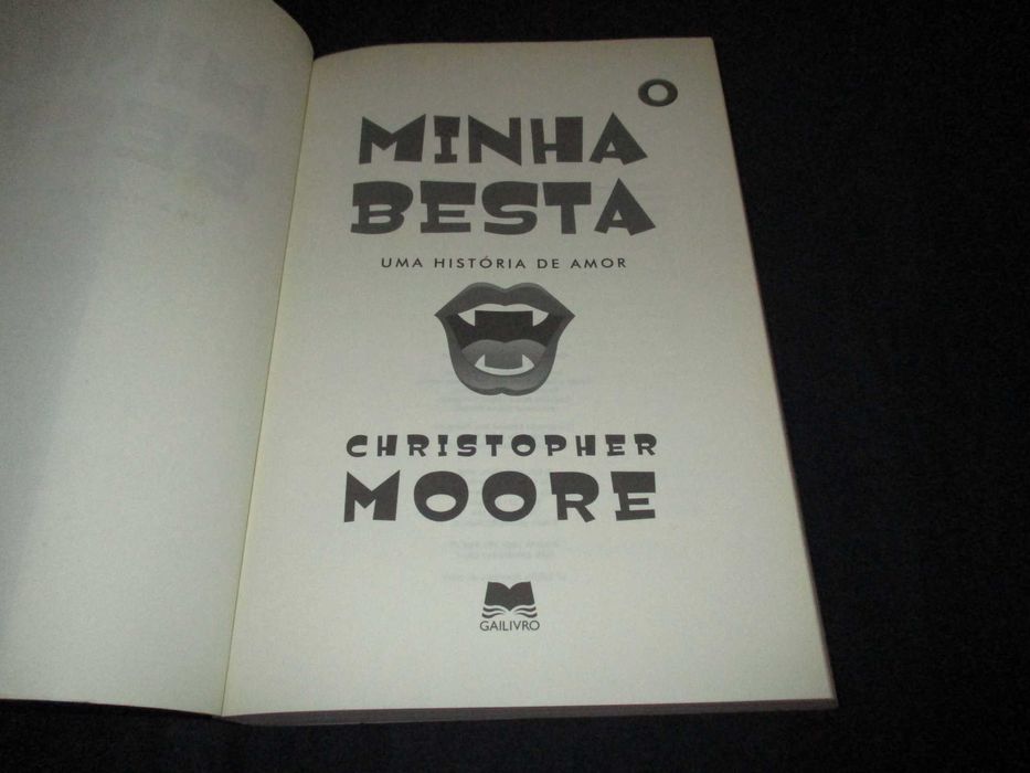 Livro Minha Besta Christopher Moore