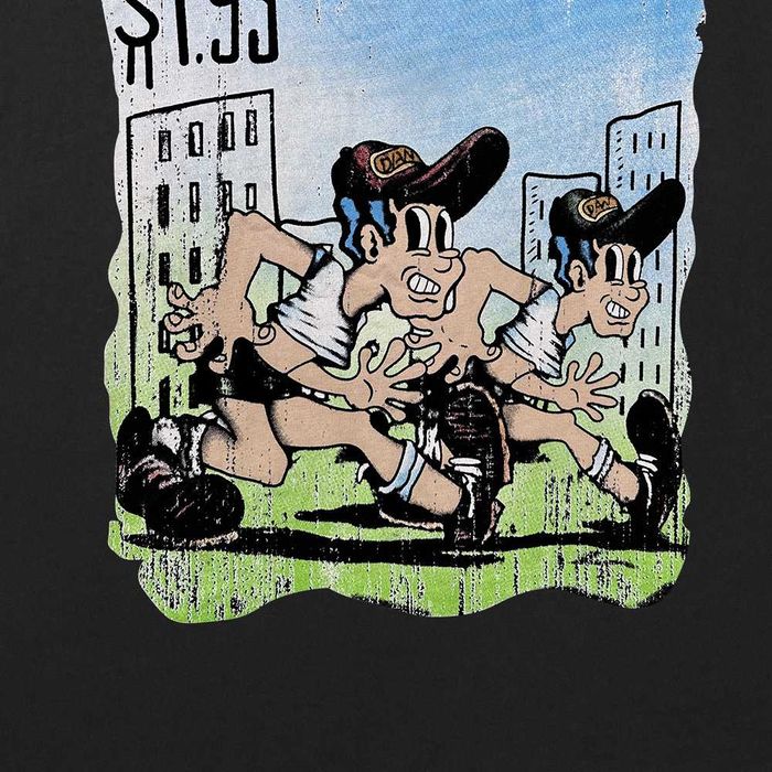 DSQUARED2 T-SHIRT - XL - Koszulka męska czarna