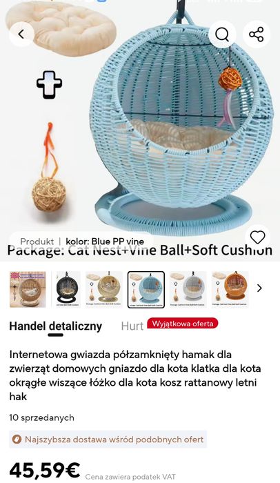 Legowisko dla kota nowe