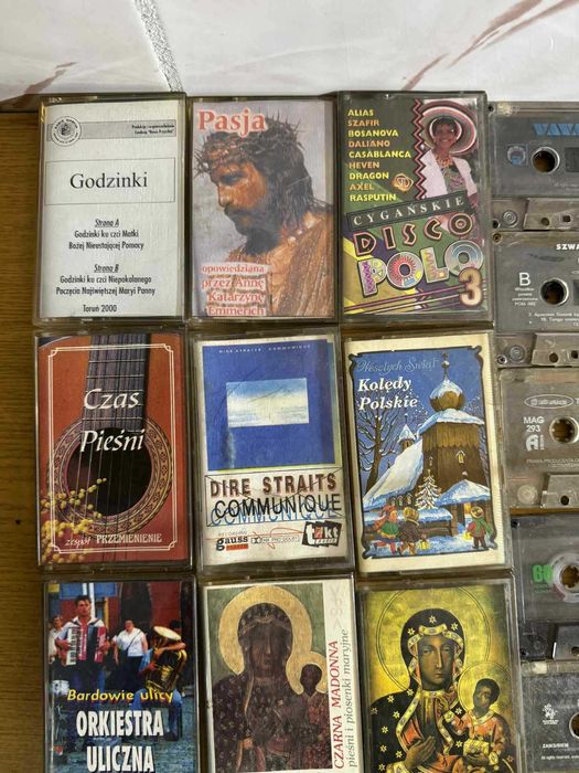 Kasety magnetofonowe – unikatowa kolekcja ok. 29 sztuk