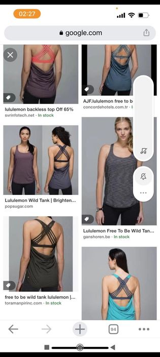 Bluzka sportowa do ćwiczeń Lululemon rozmiar 8(38)