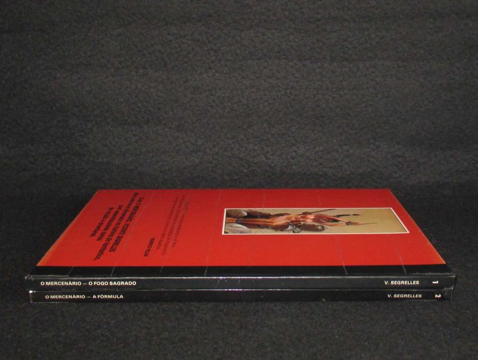 Livros BD O Mercenário 1 e 2 Segrelles Meribérica