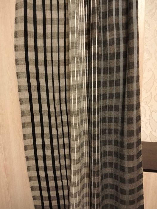 Шарф палантин кашне Ahujasons 73смх201см85% шерсть 15% вискоза унисекс