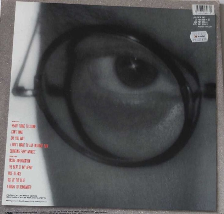 Foreigner – Inside Information.Germany 1980.EX+/NM+