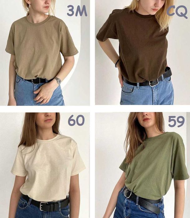 Базова оверсайз футболка 100% бавовна fruit of the loom valueweight