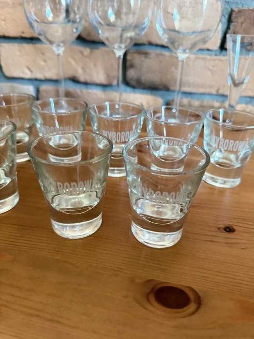 Kieliszek do wina wódki koniak zestaw 12 sztuk