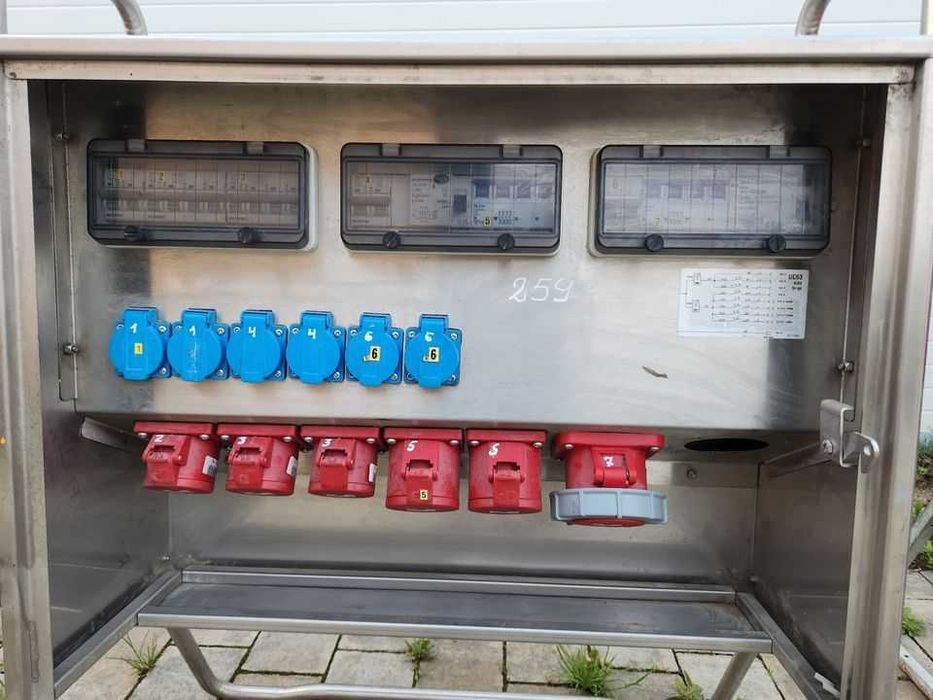 Rozdzielnica Budowlana 16A 32A 63A skrzynki budowlane