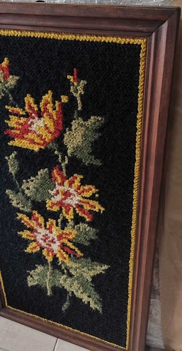 Os Girassóis - Quadro em arraiolos