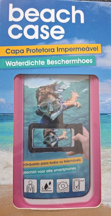 Capa protetora impermeável para telemóvel Beach Case