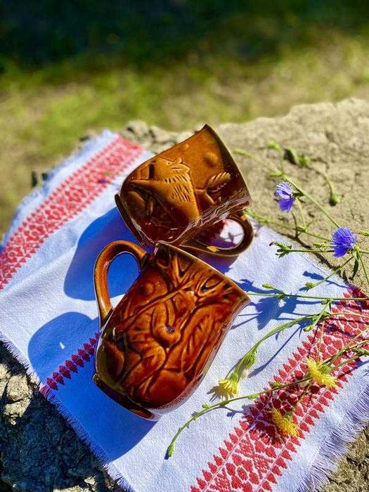 Вінтаж! келихи керамічні Буди полювання кабан охота кружки пивные