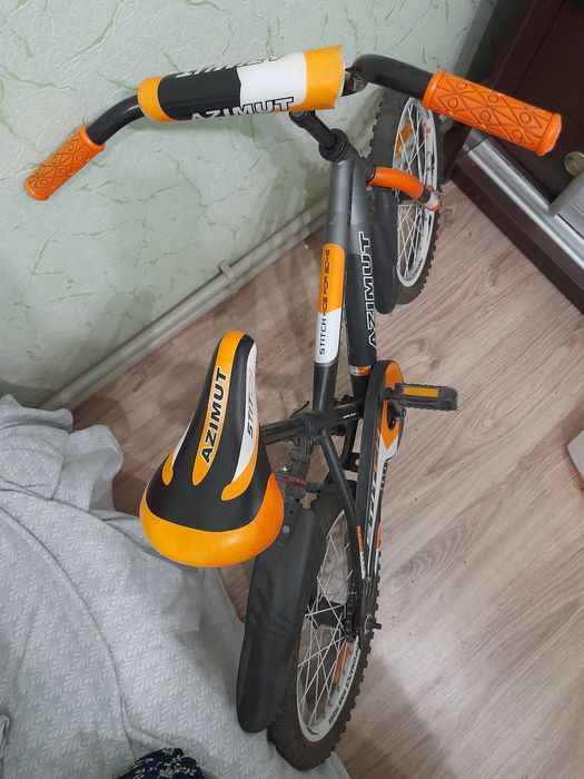 Детский велосипед Azimut 18" Stitch с крыльями