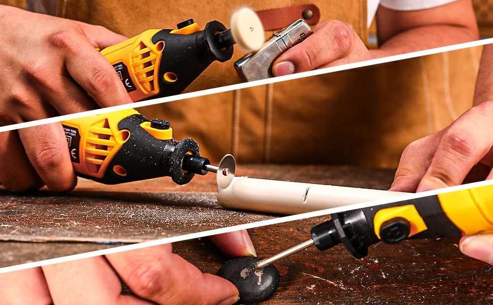 Mała szlifierka wielofunkcyjna BARDZO DUŻY Zestaw akcesoriów 127 EL.