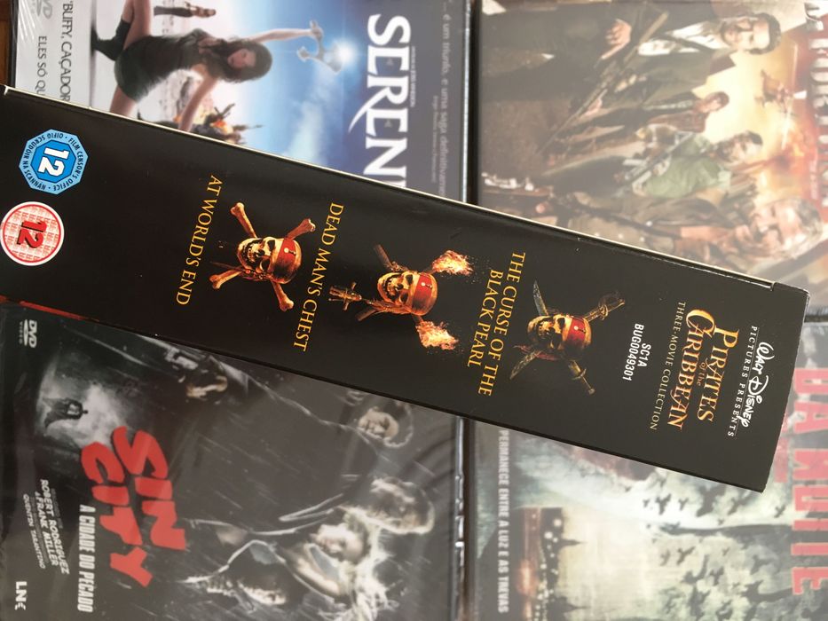 DVDs novos, 5 selados
