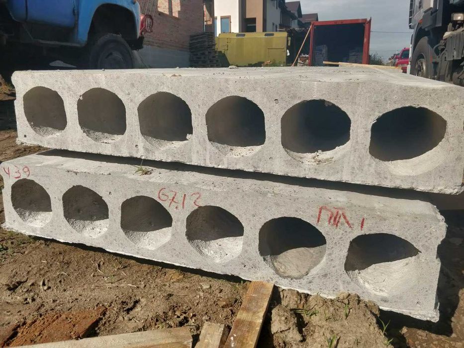 Плиты перекрытия Плити перекриття ПБ ПК Полегшені плити Панелі бетонні