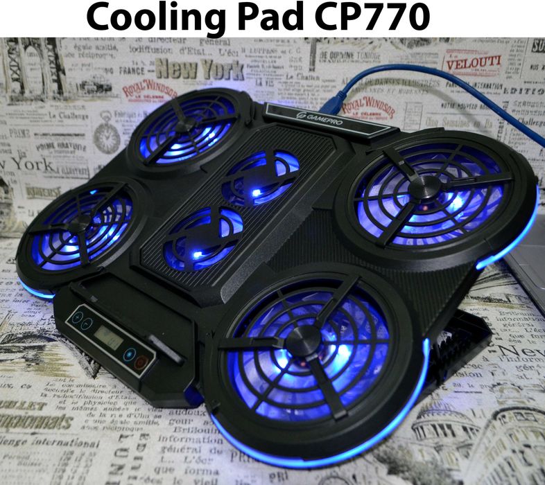 Охлаждающие подставки для ноутбука GamePro от 13 до  17".С Гарантией