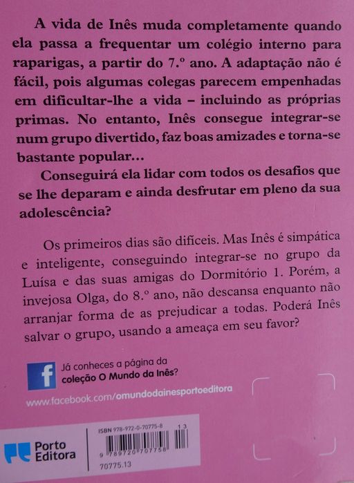 O Mundo da Inês (A Entrada no Colégio) de Sara de Almeida Leite