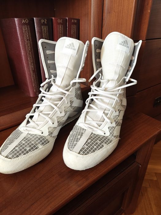Buty Bokserskie Adidas Box Hog 4 (Białe)