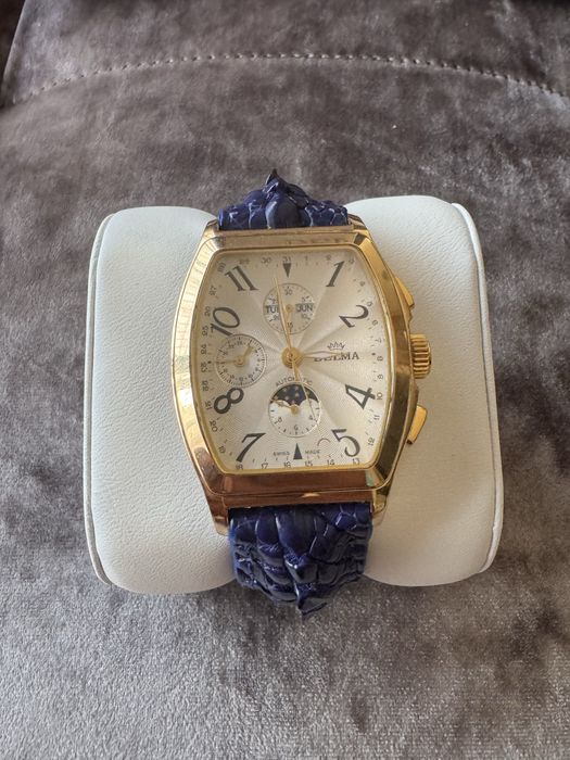 Vendo Delma Chronograph em ouro 18 quilates ou troco por Rolex.