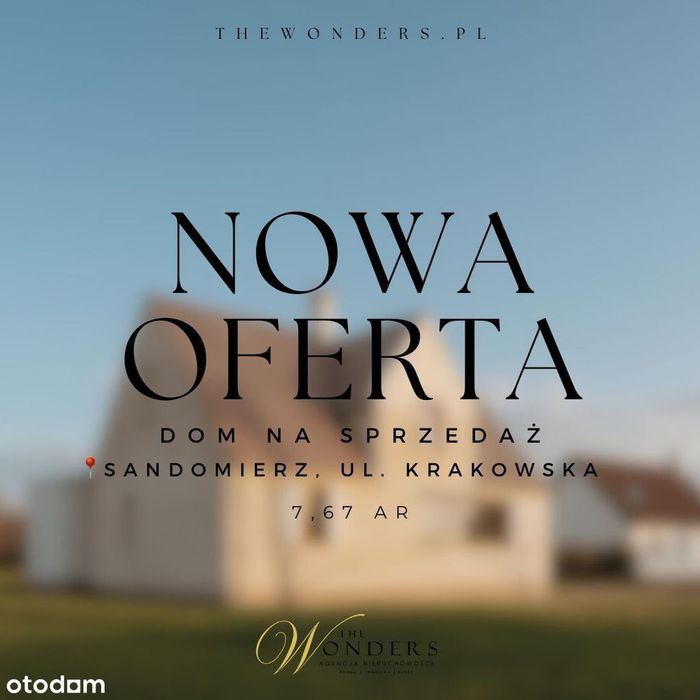 Działka 7,67 AR | Dom | Ul. Krakowska