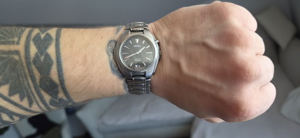Zegarek Seiko Kinetic Titanium męski
