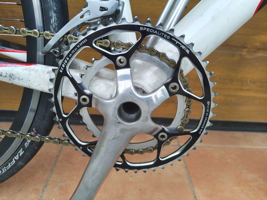 Karbonowy rower gravel, przełaj AXUS campagnolo 2x10 stan b. dobry
