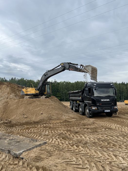 Piasek, żwir, ziemia i kruszywa z transportem!