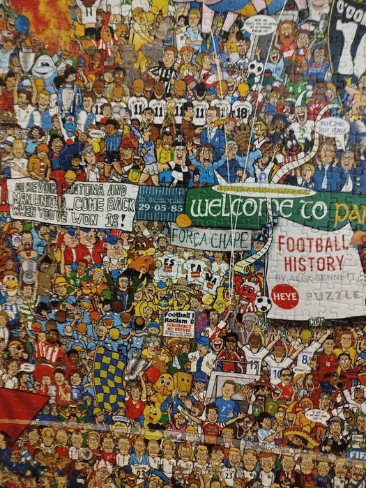 Puzzle football history 3000 peças