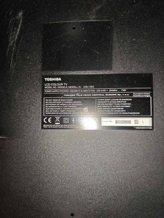 TV Toshiba 32 LCD