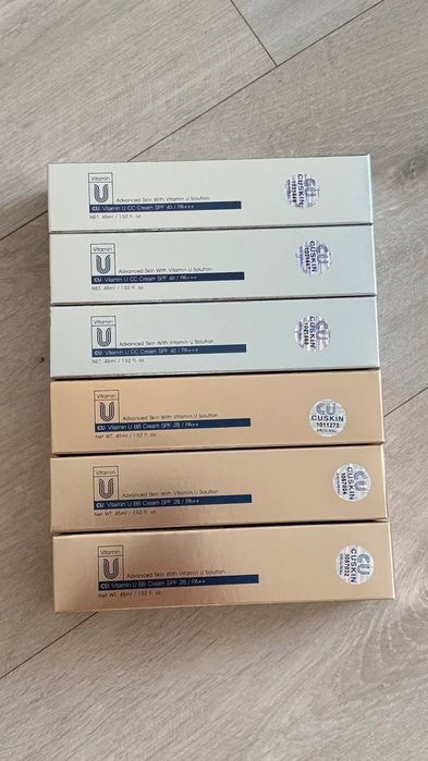 CU Vitamin U CC ,BB Cream SPF 40 / PA+++   Легкий СС-крем та ВВ- крем