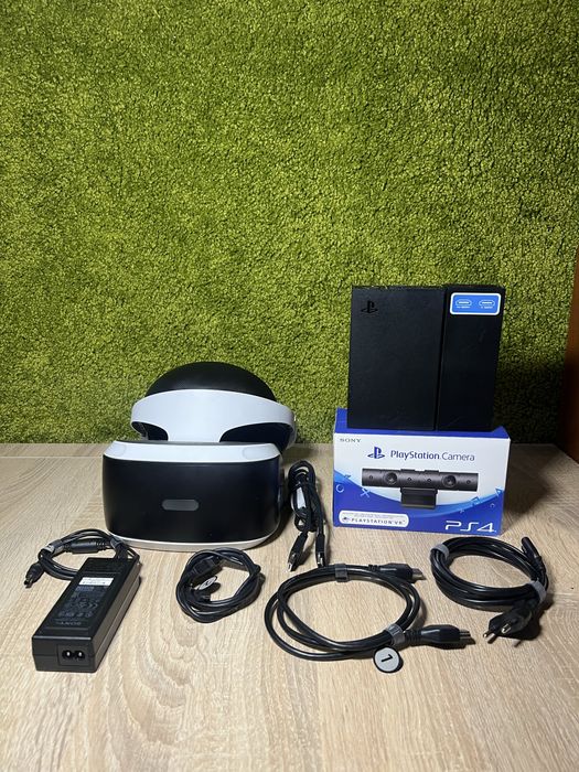 Магазин!! VR очки V1 от Sony для PS4 / PS 5 + Камера Гарантия !!+Move